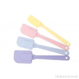 MIU France Set of 4 Silicone Spatulas Pastel Colors (90043) - B0006IVZ1E